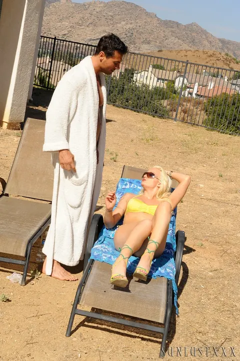 Monica Mayhem: Australian Blonde MILF Sucks and Rides Her Partner – photo 3 of 21