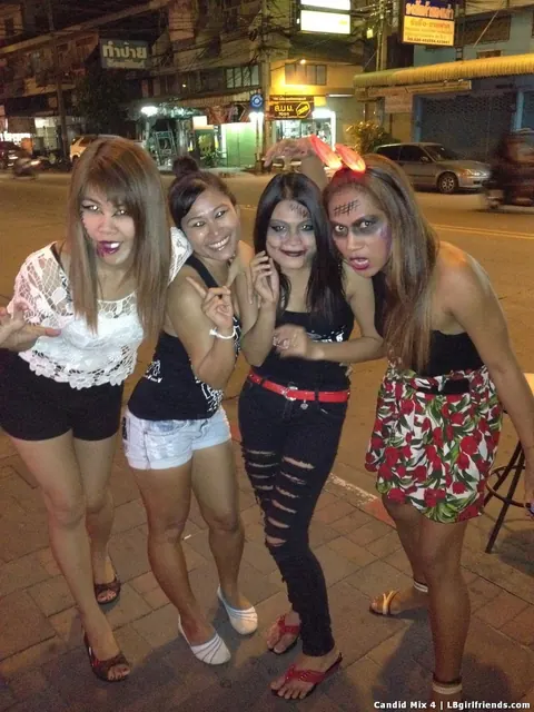 Thai Trans Woman Poses in a Skirt for Halloween – photo 1 of 17