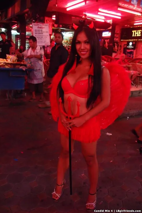 Thai Trans Woman Poses in a Skirt for Halloween – photo 17 of 17