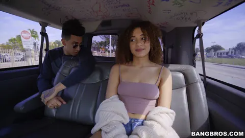 Mariah Banks: Curly Latina with Natural Tits Has Sex on the Bus – photo 5 of 21