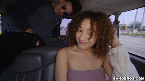 Mariah Banks: Curly Latina with Natural Tits Has Sex on the Bus – photo 6 of 21