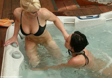 Bobbi Dean: French Blonde MILF Dominates Brunette in Bondage – photo 1 of 20