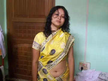 Indian Brunette Undresses and Sucks Cock in the Bedroom POV