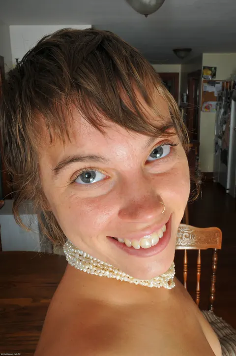 Blonde with Short Hair Spreads Her Hairy Asshole – photo 21 of 21