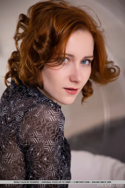 Rona Talin: Tall Redhead Spreads Her Hairy Pussy in a Chair – photo 3 of 18