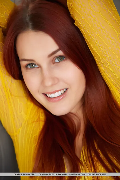 Charlie Red: Thick Czech Redhead Strips Out of Her Lingerie in the Dining Room – photo 1 of 18