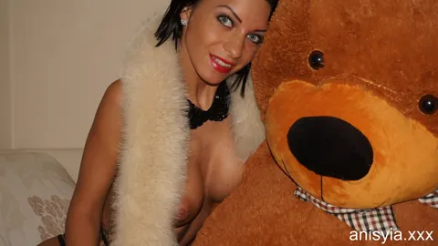 Anisyia XXX: Short-Haired MILF Strips Topless and Flaunts Her Big Enhanced Tits and Hot Ass – photo 9 of 21