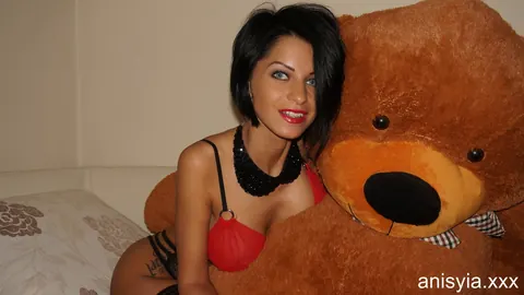 Anisyia XXX: Short-Haired MILF Strips Topless and Flaunts Her Big Enhanced Tits and Hot Ass – photo 11 of 21