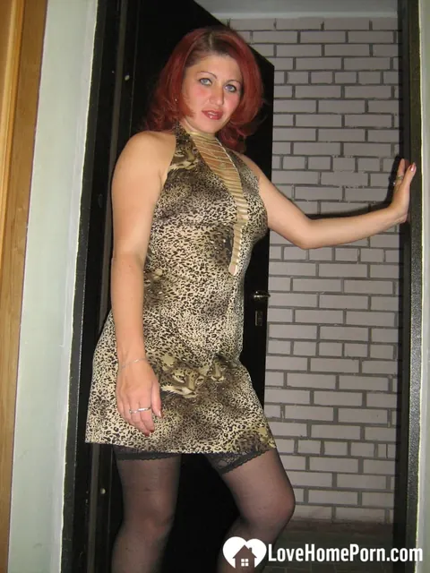 Short-Haired Redhead MILF Fucks Her Ass with Toys – photo 15 of 20