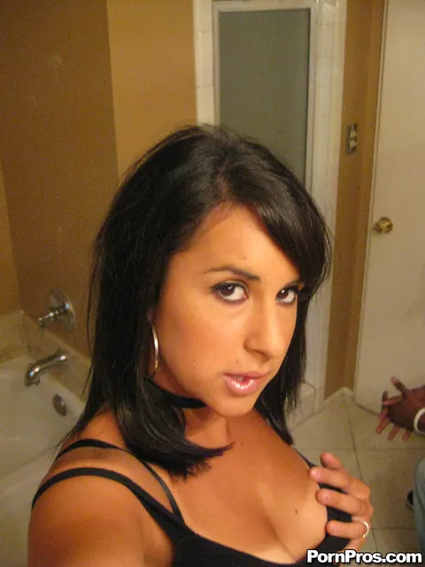 Sarah Copafeel: Brunette with Natural Tits Spreads Her Pussy on a Sofa – photo 8 of 17