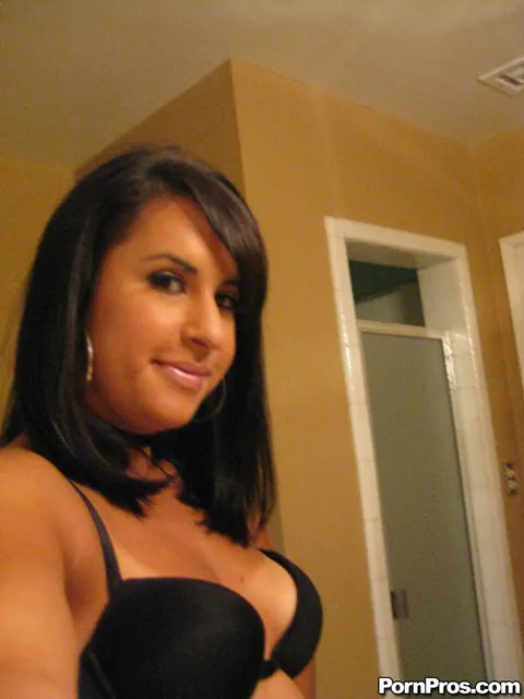 Sarah Copafeel: Brunette with Natural Tits Spreads Her Pussy on a Sofa – photo 10 of 17