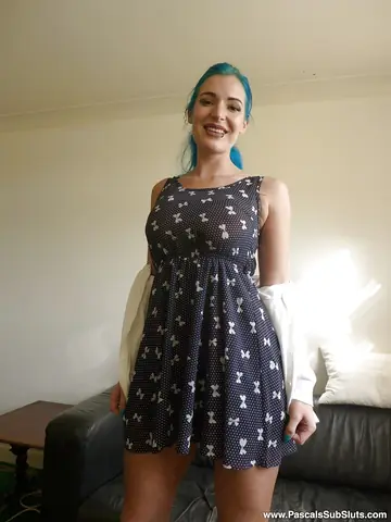 Busty Tattooed European Undresses for a Threesome