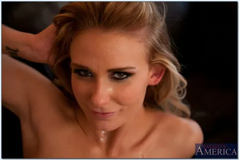 Natalie Norton: Blonde in Stockings Sucks Cock and Takes Anal – photo 16 of 16
