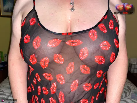 Bustybliss: Mature BBW with Big Tits Fucks in Lingerie – photo 15 of 16