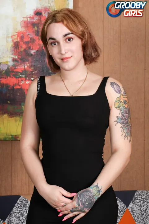 Thick Trans Woman Undresses and Masturbates on Camera – photo 1 of 16