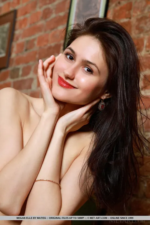 Megan Elle: Russian Brunette Strips Off Her Lingerie and Spreads Her Hairy Pussy – photo 18 of 18
