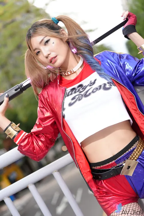 Li Zhiyan: Slim Chinese Babe in Pigtails Fucks in Halloween Costume – photo 2 of 21