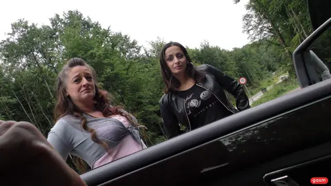 Adrienne Kiss: Petite German MILF Joins a Foursome Outdoors – photo 2 of 15